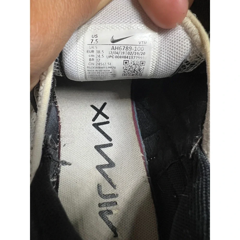 Nike Air Max 270 Womens Sneakers White Black AH6789-100 Size 7.5